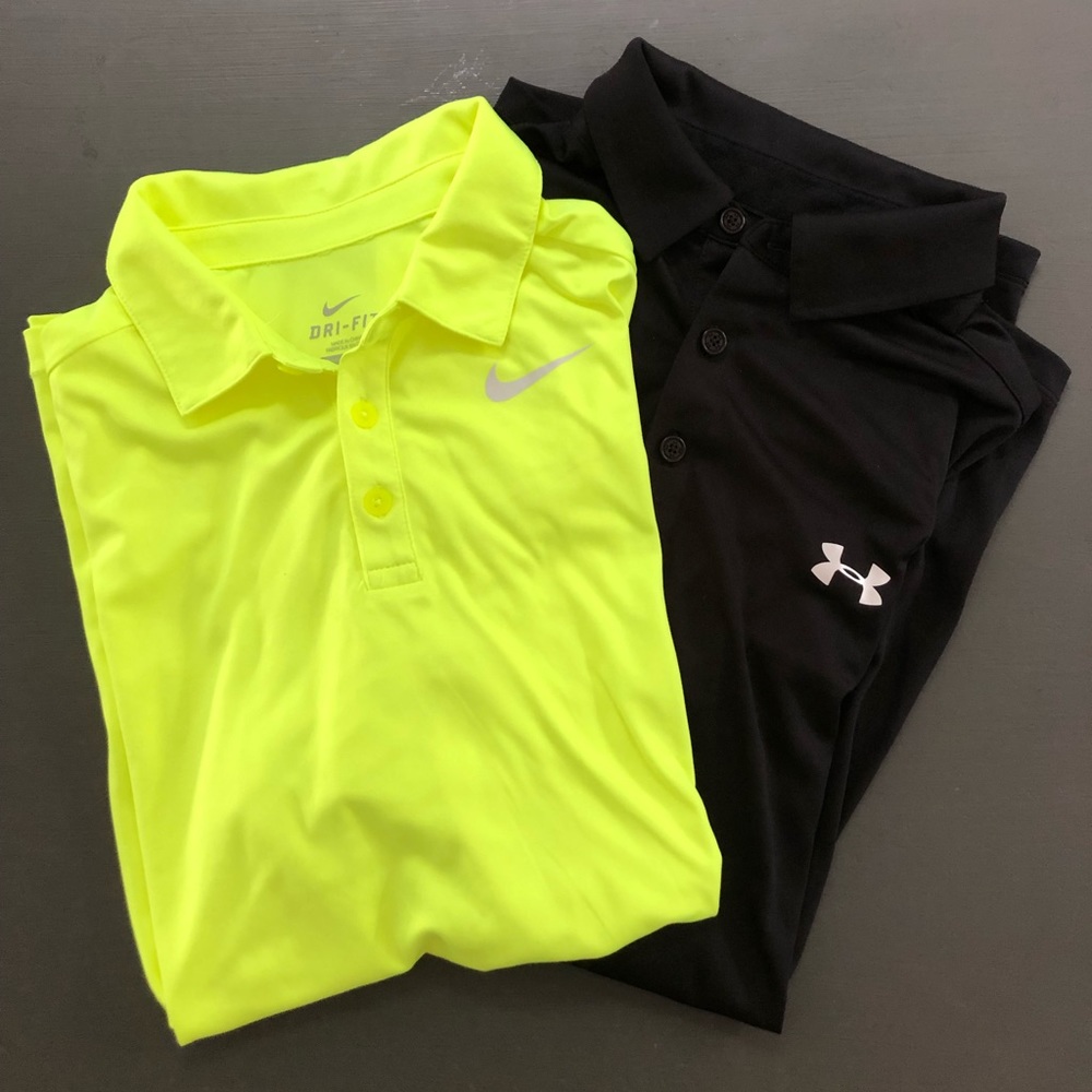 Nike & Under Armour Golf Shirts